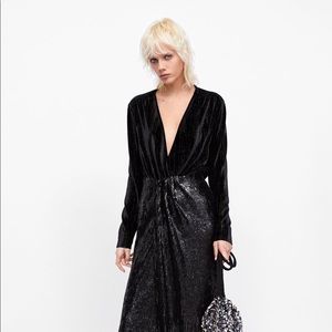 Black sparkly Zara bodysuit